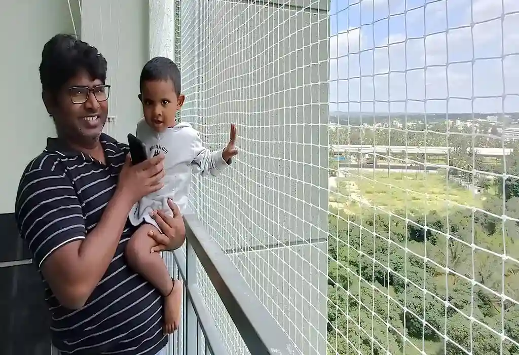 Pigeon Net for Balcony in Tirupati and Nellore by MS Nani Enterprises (3)