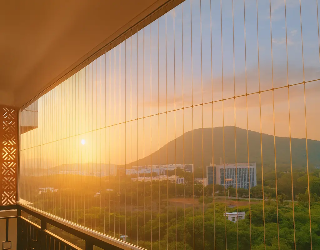 Top Balcony Invisible Grills in Rajahmundry and Kakinada - MS Nani Enterprises